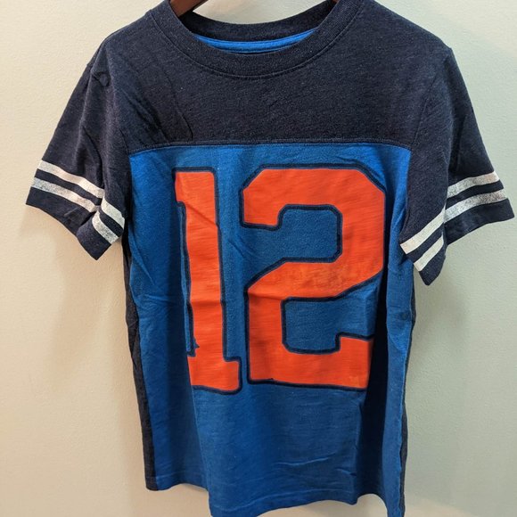 *10/$10* Boy's Cat & Jack Number 12 T-shirt Size Medium (8/10) - Picture 1 of 3